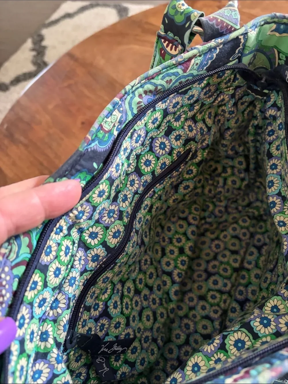 Vera Bradley Blue Rhapsody retired 2009 purse